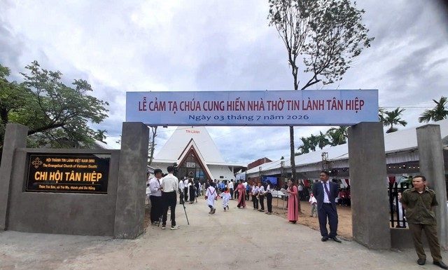 TP. Đà Nẵng: Cung hiến Nhà thờ Tin Lành Tân Hiệp