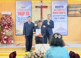 Đồng Tháp: Lễ Bổ nhiệm Quản nhiệm Chi Hội Tân Lý Đông