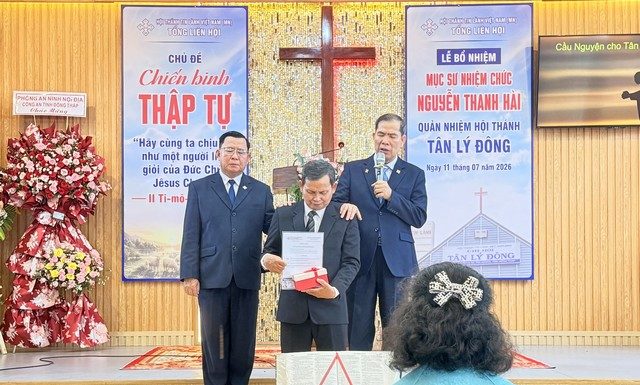 Đồng Tháp: Lễ Bổ nhiệm Quản nhiệm Chi Hội Tân Lý Đông