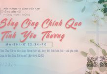 Sống Công Chính qua Tình Yêu Thương – 1/8/2026