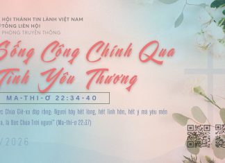 Sống Công Chính qua Tình Yêu Thương – 1/8/2026