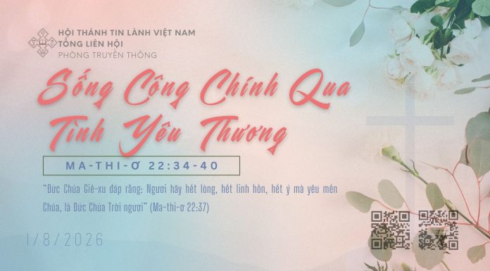 Sống Công Chính qua Tình Yêu Thương – 1/8/2026