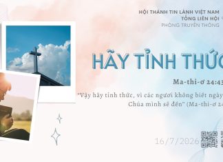 Hãy Tỉnh Thức! – 16/7/2026