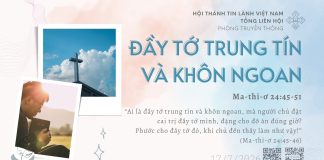 Đầy Tớ Trung Tín và Khôn Ngoan – 17/7/2026