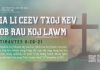Cia Li Ceev Txoj Kev Cob Rau Koj Lawm – 21/7/2026