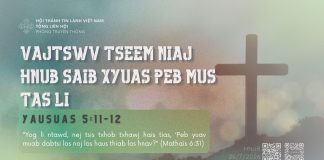 Vajtswv Tseem Niaj Hnub Saib Xyuas Peb Mus Tas li – 29/7/2026