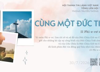 Cùng Một Đức Tin – 30/7/2026