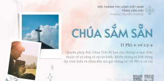 Chúa Sắm Sẵn – 31/7/2026