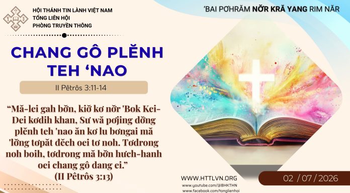 Chang Gô Plĕnh Teh ‘Nao – 2/7/2026