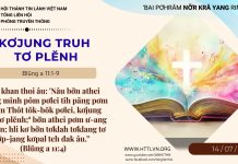 Kơjung Truh Tơ Plĕnh – 14/7/2026