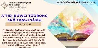 Athei Bơwei Tơdrong Kră Yang Pơjao – 21/7/2026