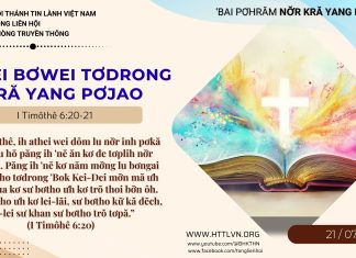 Athei Bơwei Tơdrong Kră Yang Pơjao – 21/7/2026