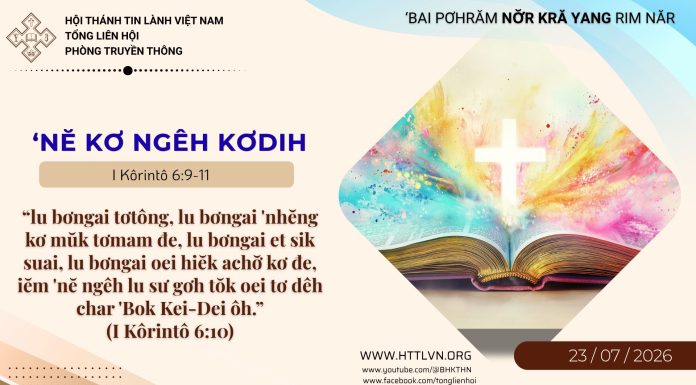 ‘Nĕ Kơ Ngêh Kơdih – 23/7/2026