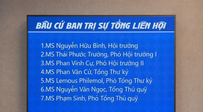 Kết quả ngày làm việc thứ 3 của Đại Hội đồng TLH lần thứ 49