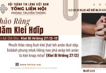 Thâo Răng Hlăm Klei Hdĭp – 19/7/2026