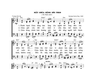 Bài hát: MẮT CHÚA HẰNG DÕI THEO
