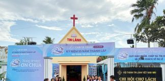 Vĩnh Long: Lễ Cảm tạ Chúa và Kỷ niệm 55 năm Thành lập HTTL Chợ Lách