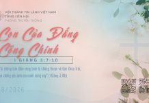 Con của Đấng Công Chính – 11/8/2026