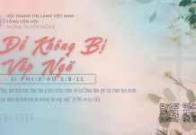 Để Không Bị Vấp Ngã – 13/8/2026