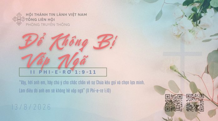 Để Không Bị Vấp Ngã – 13/8/2026