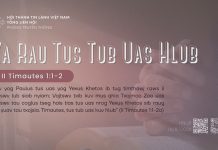 Xa Rau Tus Tub Uas Hlub – 14/8/2026