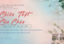 Chiên Thật của Chúa – 19/8/2026