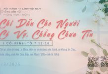 Chỉ Dẫn cho Người Có Vợ, Chồng Chưa Tin – 26/8/2026