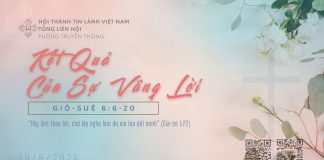 Kết Quả của sự Vâng Lời – 29/8/2026