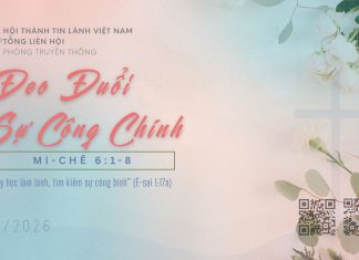 Đeo Đuổi sự Công Chính – 3/8/2026
