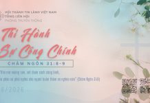 Thi Hành sự Công Chính – 5/8/2026