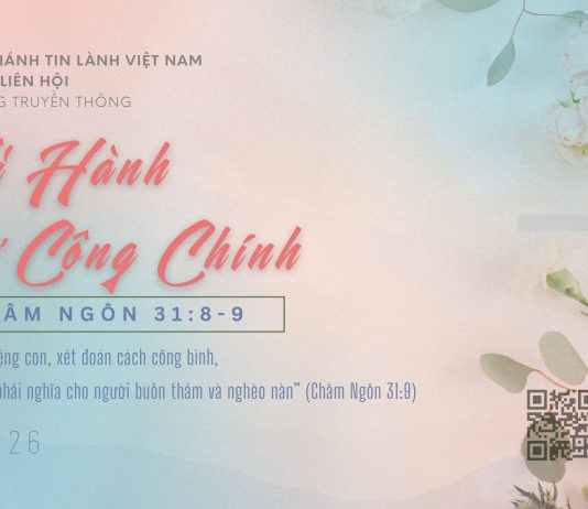 Thi Hành sự Công Chính – 5/8/2026