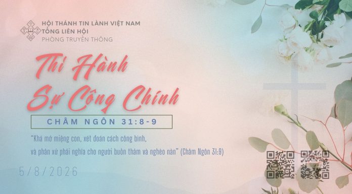 Thi Hành sự Công Chính – 5/8/2026