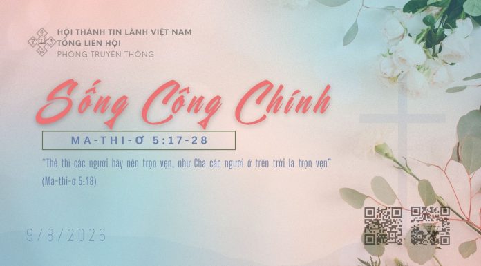Sống Công Chính – 9/8/2026
