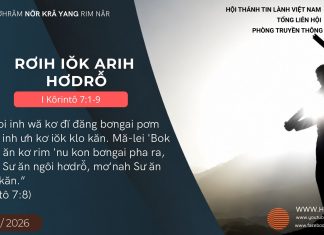 Rơih iŏk Arih Hơdrô̆ – 24/8/2026