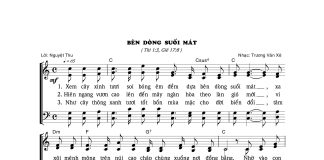 Bài hát Cảm Tạ: BÊN DÒNG SUỐI MÁT