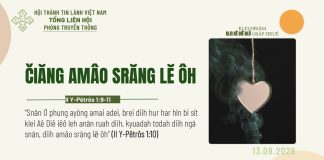 Čiăng Amâo Srăng Lĕ Ôh – 13/8/2026