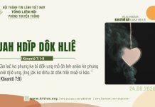 Ruah Hdĭp Dôk Hliê – 24/8/202