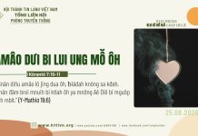 Amâo Dưi Bi Lui Ung Mô̆ Ôh – 25/8/2026