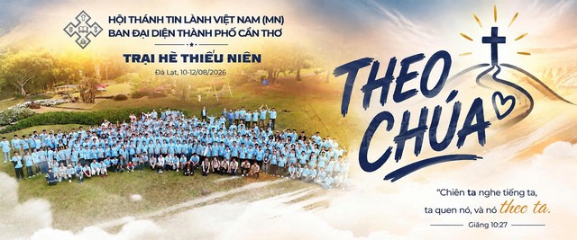 Trại hè Thiếu niên TP. Cần Thơ năm 2026 – Chủ đề “Theo Chúa”