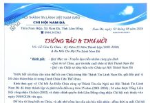 Thông Báo & Thư Mời V/v Lễ Cảm Tạ Chúa – Kỷ Niệm 25 Năm Thành Lập HTTL NAM ĐÀ (2001-2026)