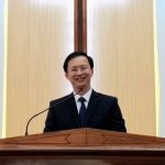 MS Nguyễn Thế Vinh giảng Lời Chúa và tuyên bố khai mạc
