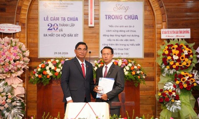 Lâm Đồng – Khu vực 3: Lễ Cảm tạ Chúa 20 năm thành lập và Ra mắt Chi Hội Tin Lành Đắk Rít