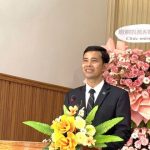 Mục sư Đinh Văn Thông – Quan nhiệm HT Di Lăng có lời chào mừng