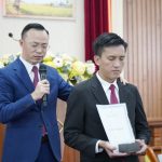 Trao giao vụ lệnh, ấn tín và cầu nguyện cho Tân Quản nhiệm