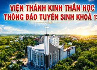 Thông Báo Tuyển Sinh Khóa 13 – Chương Trình Cử Nhân Thần Học – VTKTH