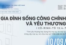 Gia Đình Sống Công Chính và Yêu Thương – 10/9/2026