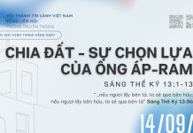 Chia Đất – Sự Chọn Lựa của Ông Áp-ram – 14/9/2026