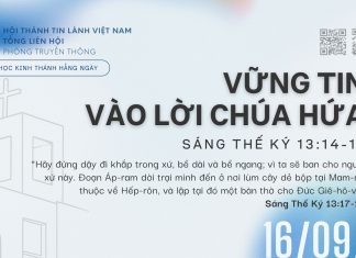 Vững Tin vào Lời Chúa Hứa – 16/9/2026