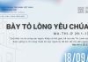 Bày Tỏ Lòng Yêu Chúa – 18/9/2026