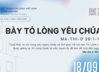 Bày Tỏ Lòng Yêu Chúa – 18/9/2026